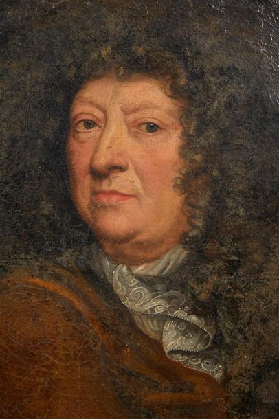 Ecole française de la fin du XVIIème siècle
Portrait...