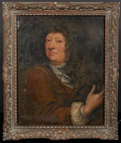 Ecole française de la fin du XVIIème siècle
Portrait...