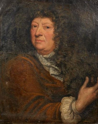Ecole française de la fin du XVIIème siècle
Portrait...