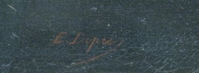 E. DUPRE (XIXème siècle) 
Nature morte aux...