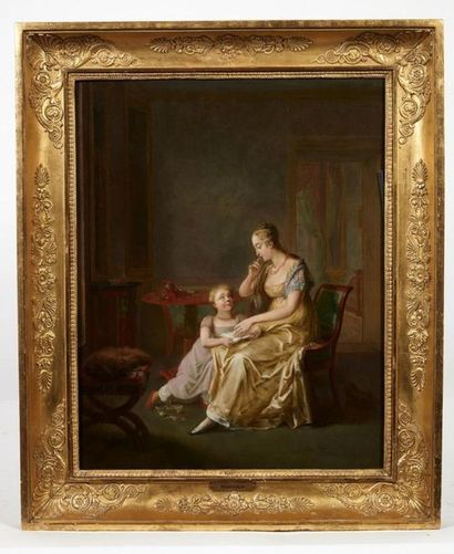 Augustin FRANQUELIN (1798-1839) La leçon...