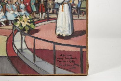 Gaston BALANDE (1880-1971) 
Mariage à l église...