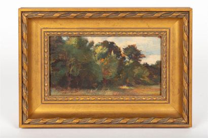 Pierre DELAUNAY (1870-1915) 
Lisière de bois...