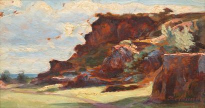 Pierre DELAUNAY (1870-1915) 
Les Rochers...