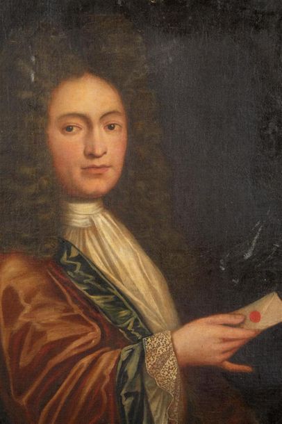 Ecole française du XVIIIème siècle. 
Portrait...