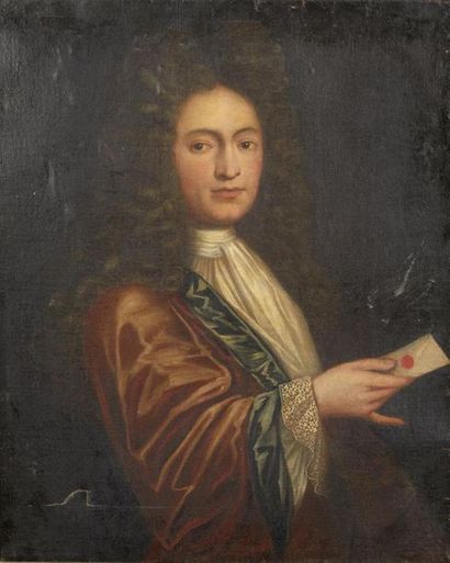 Ecole française du XVIIIème siècle. 
Portrait...