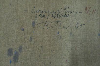 Albert BITRAN (1929)
Composition au chevalet
Huile...
