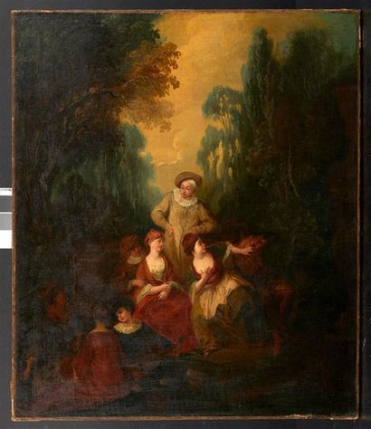 Jean-Antoine WATTEAU (1684-1721) (suiveur...