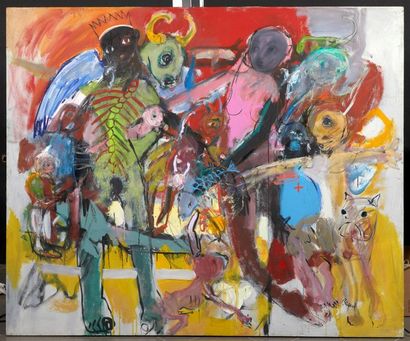 Francky CRIQUET (1968)
Personnages, animaux
Toile...