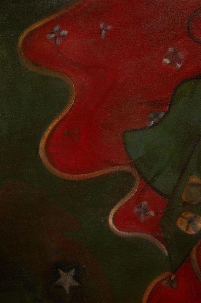 TA TY (1921-2004)
Deux femmes 
Huile sur...