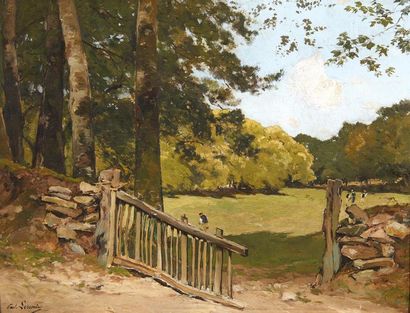 Paul LECOMTE (1842-1920)
Golfeurs
Huile sur...