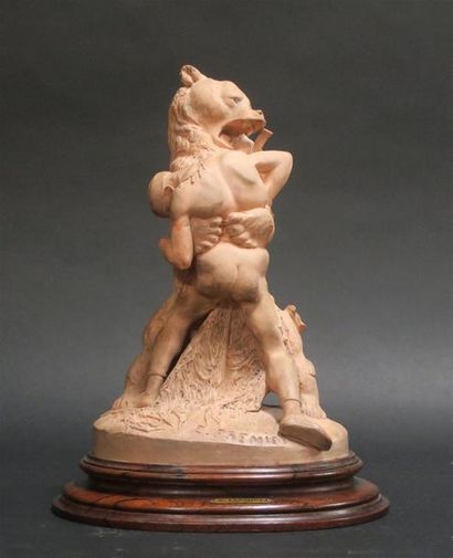 Emmanuel FRÉMIET (1824-1910)
Homme attaqué...