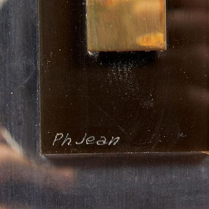 Philippe JEAN. Paire de lampes de table,...