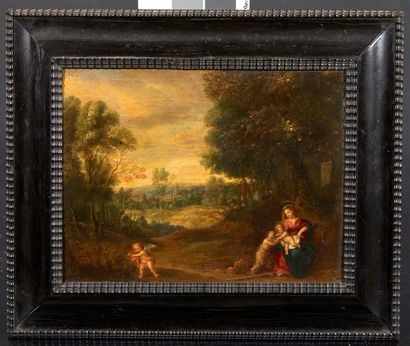 Abraham GOVAERTS (attribué à)
(1589 1626)
Vierge...