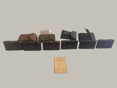 Set of six assorted Kodak Vest Pocket bellows...