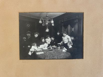 Set of three photographs. A print attributed...