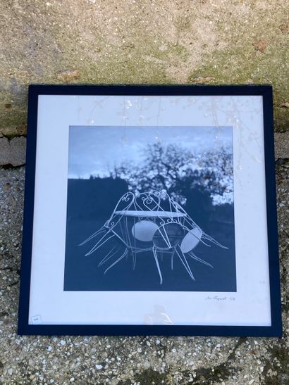 Marc WAYMEL (1949–2024). Garden tables and...