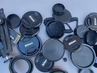 Assortment of photography equipment: various...