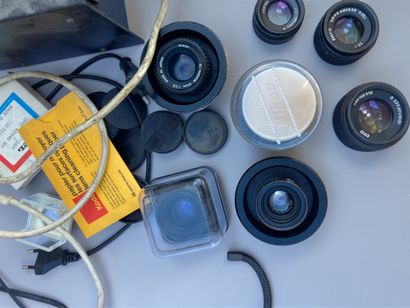 Important set for photo processing; photographic...