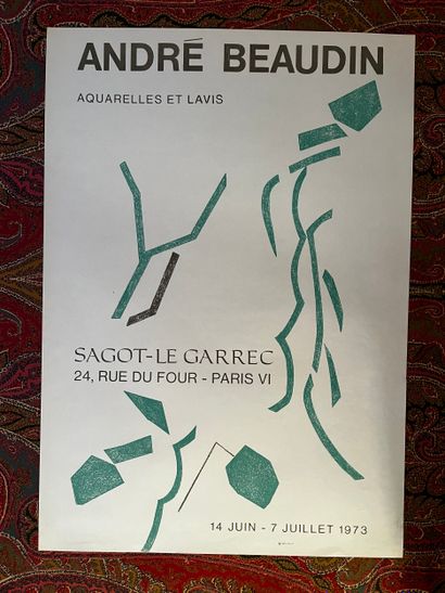 Set of 12 posters by painters:
- BEAUDIN,...