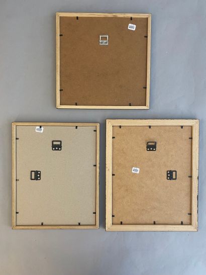 Marc WAYMEL (1949–2024). Three portraits...