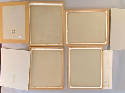 Europe, France, Paris. Circa 1880s. Set of...