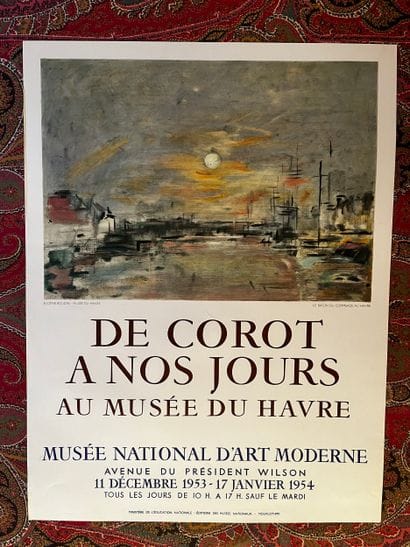 Set of 9 posters by painters:
- Eugène BOUDIN....