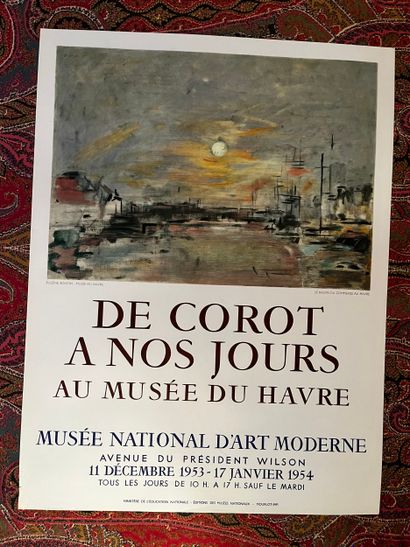 Set of 9 posters by painters:
- Eugène BOUDIN....