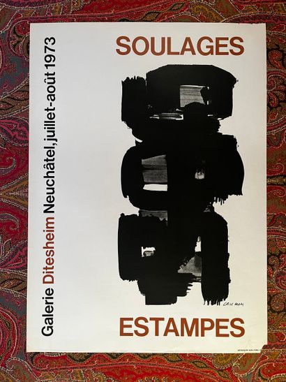 SOULAGES, Pierre. Prints. Galerie Ditesheim,...