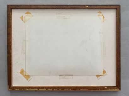 Set of six framed vintage photographs. Portraits...