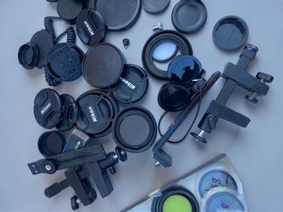 Assortment of photography equipment: various...