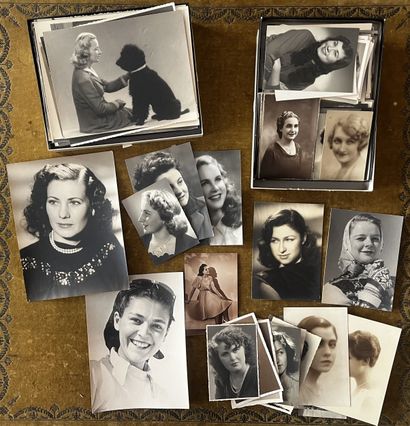 Advertising photographs, portraits, and miscellaneous...