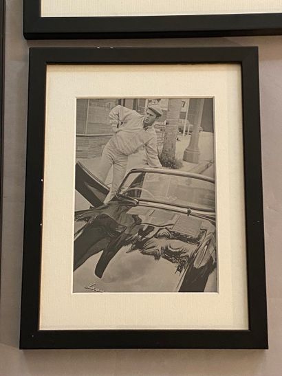 Portraits of Steve McQueen, a set of four...