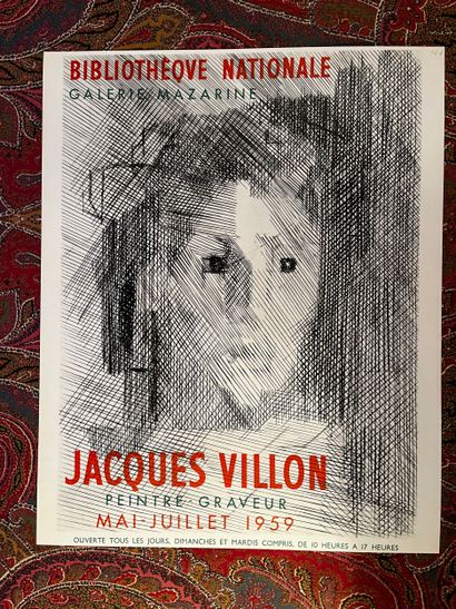 Set of 9 posters by painters: 
- Marcel GROMAIRE....