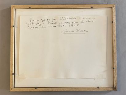 A collection of about a dozen photographs,...