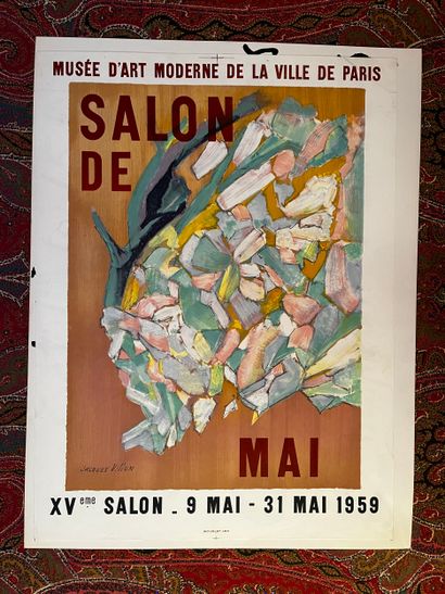 Set of 9 posters by painters: 
- Marcel GROMAIRE....
