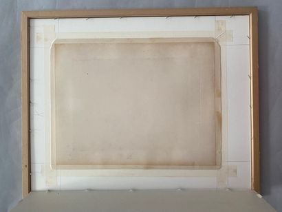 Set of six framed vintage photographs. Portraits...