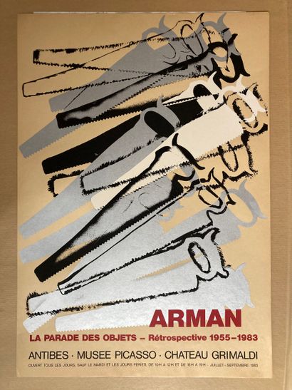 Set of 4 posters by artists:
- ARMAN. The...