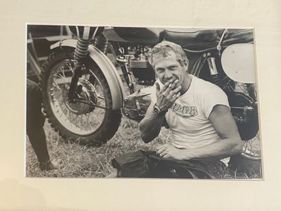 Portraits of Steve McQueen. Three contact...