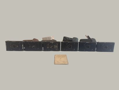 Set of six assorted Kodak Vest Pocket bellows...