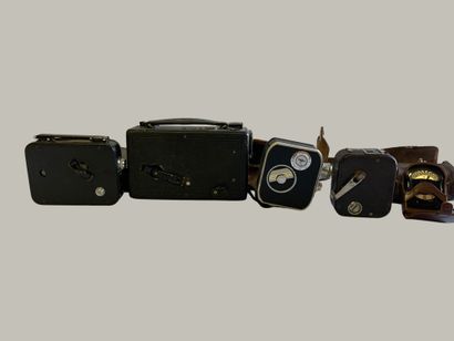 Set of four assorted cameras: a Kodak Ciné...