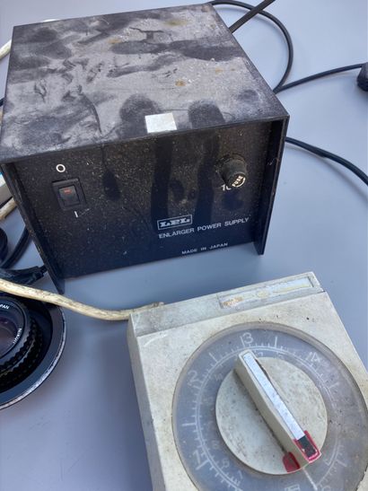 Important set for photo processing; photographic...
