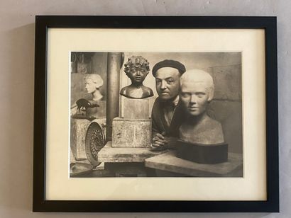 Set of three photographs. A print attributed...