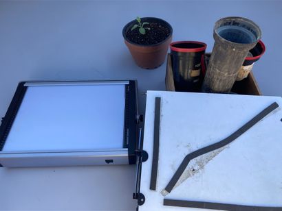 Important set for photo processing; photographic...