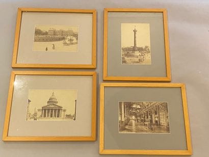 Europe, France, Paris. Circa 1880s. Set of...