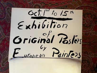 Set of 9 posters by painters: 
- Marcel GROMAIRE....