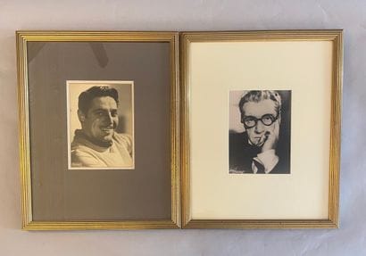 A set of three portraits, including Winston...