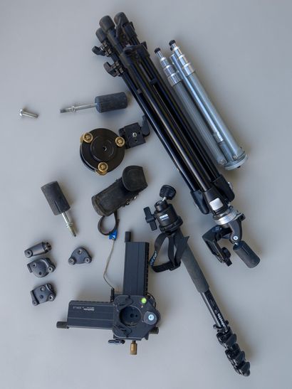 Assortment of photography equipment: various...