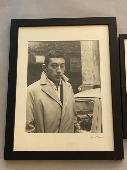 Set of two portraits of Serge Gainsbourg....