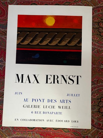 Set of 9 posters featuring artists and exhibitions:...